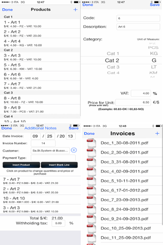 EASY INVOICE PDF screenshot 3