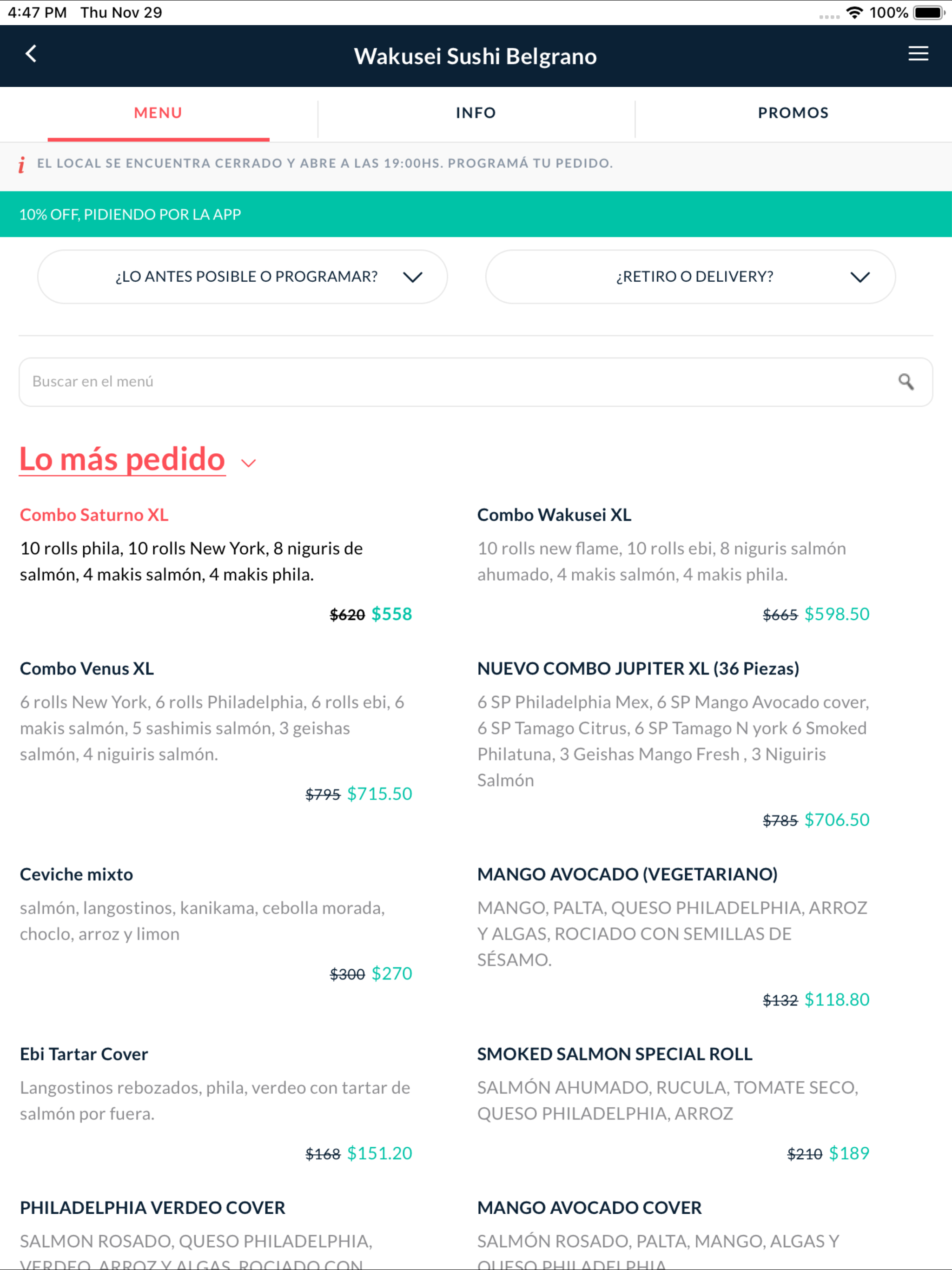 másDelivery screenshot 9