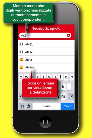 Dizionario Tecnico Spagnolo screenshot 2