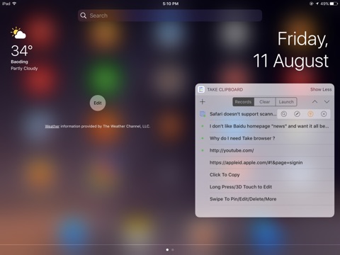 Take Clipboard screenshot 2