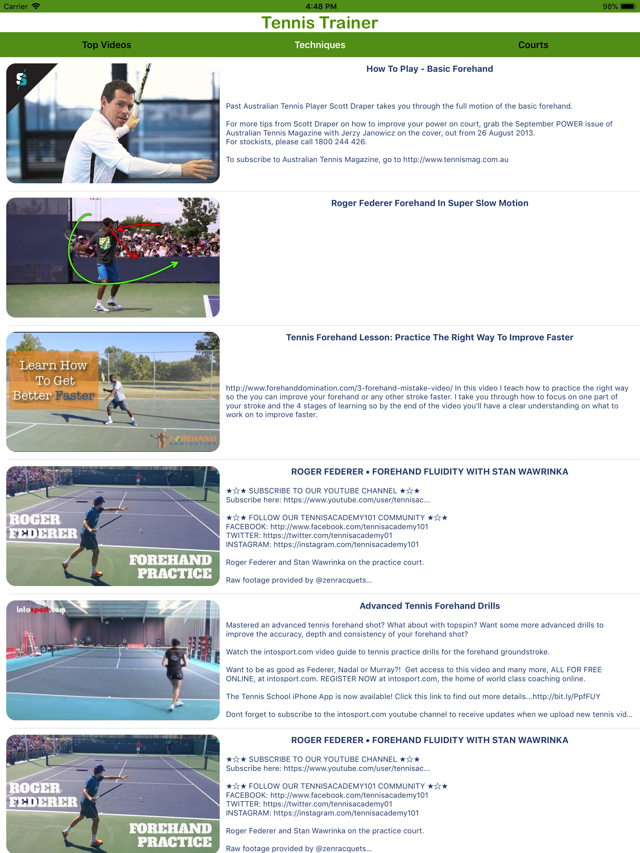 Tennis Trainer screenshot 8