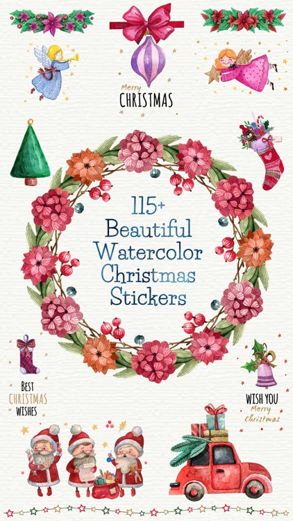 Beautiful Watercolor Christmas
