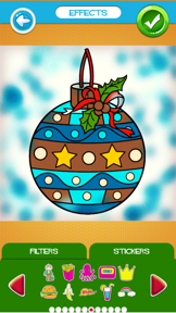 Christmas Coloring Pages Book screenshot