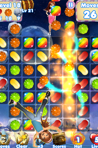 Candy Girl - Fun match 3 games screenshot 2