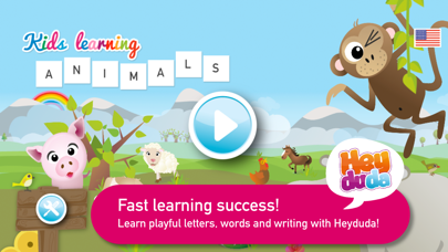 Kids learn ANIMAL WORDS Screenshot