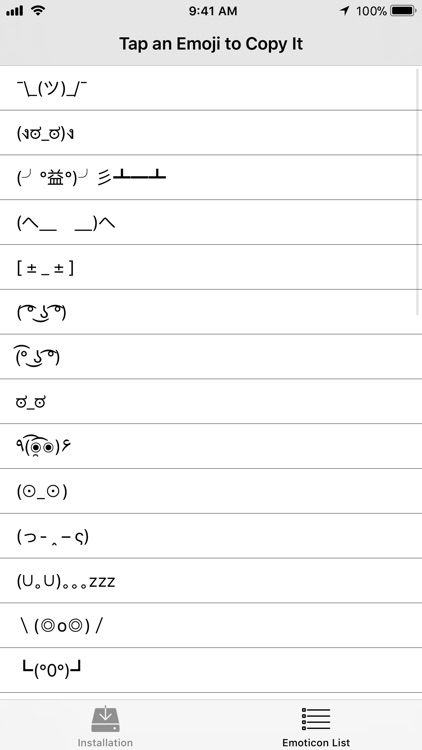 Text Emoticons Keyboard