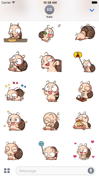 felix the snail sticker pack