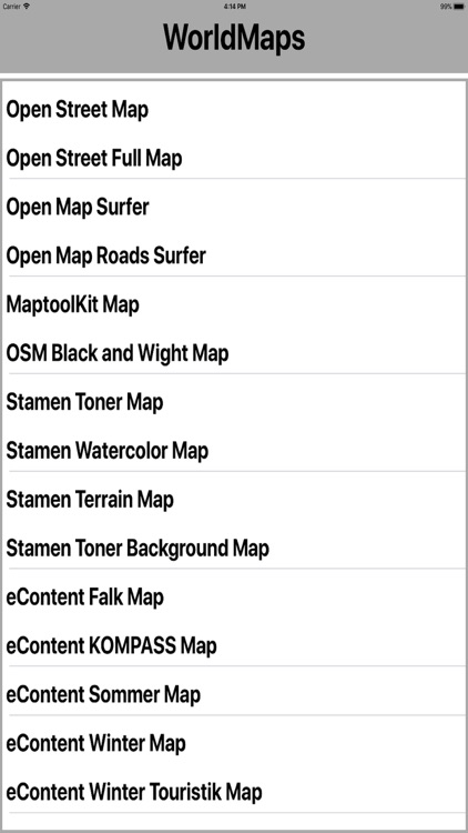 Online World Maps