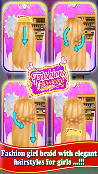 Fashion Girl Braid Hairstylesのおすすめ画像3