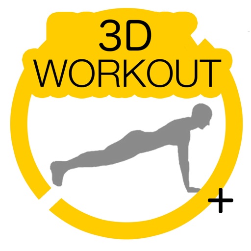 3D Workouts Plus - Quick daily routines for you Icon