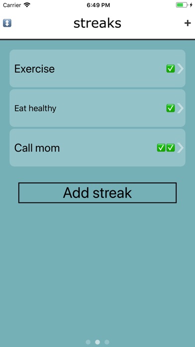 streaks - good habit builder screenshot 2