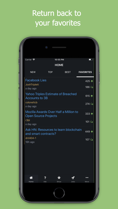 Hacker Buzz iPhone screenshot 5 - News app