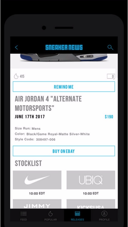 Sneaker News App screenshot-3