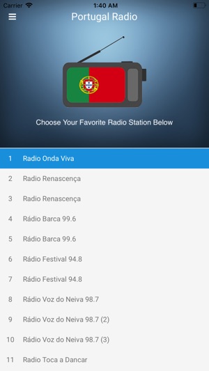 App Store 上的“Portugal Radio: Portuguese FM”