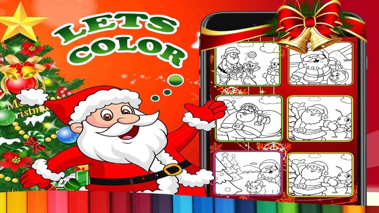 Christmas doodles-Draw & Color