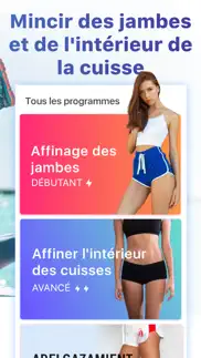 exercices pour les jambes iPhone Captures Décran 2
