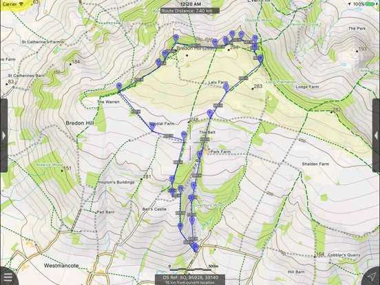Screenshot #4 pour Cotswolds Maps Offline