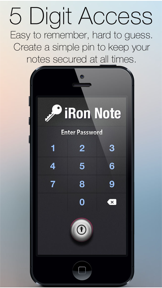 iRon Note Secret Hidden Folder screenshot