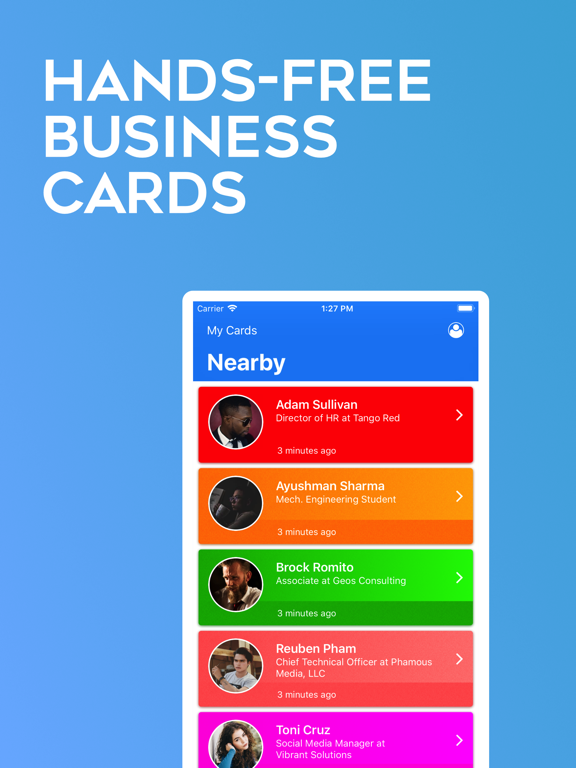 Screenshot #4 pour CardCast Business Cards