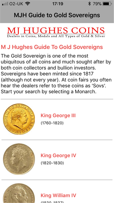 How to cancel & delete MJH Guide to Gold Sovereigns from iphone & ipad 1