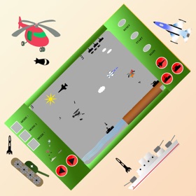 스크린샷 (4) Helicopter vs Enemies Battle Retro