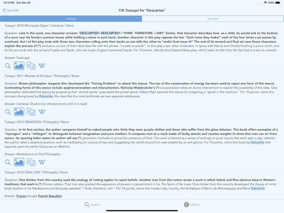 QuizDB iPad screenshot 2 - Productivity app