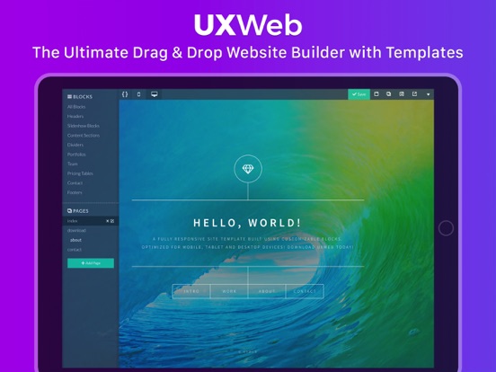 UXWeb™ Website Builderのおすすめ画像1