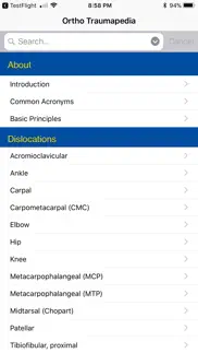 ortho traumapedia iphone screenshot 2