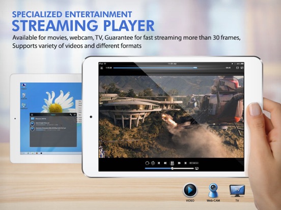 AVStreamerHD Remote Desktop iPad app afbeelding 3