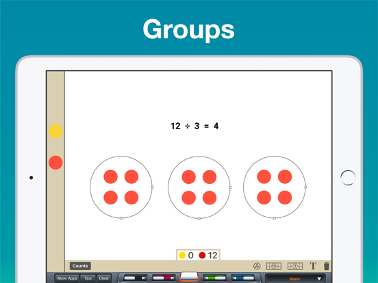 Two Color Counters iPad screenshot 5 - Education app