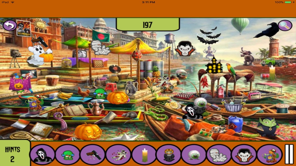 #2. Hidden Object:Halloween Mania2 (iOS) By: Krunal Bhavsar