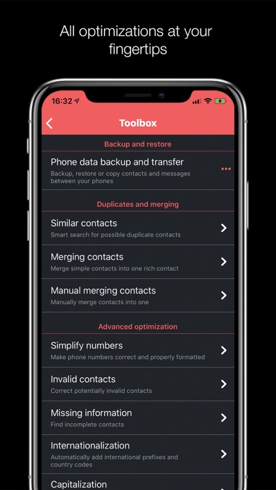 Contacts Optimizer Proのおすすめ画像4