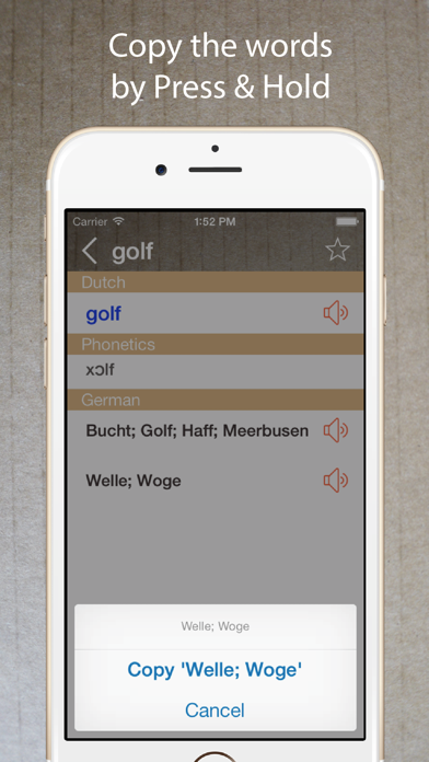 Screenshot #3 pour German Dutch Dictionary Pro