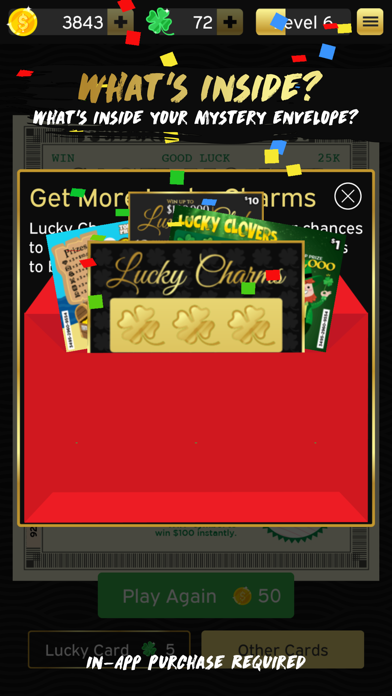 VIP Scratch Cards Screenshot