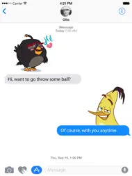 Angry Birds Stickers ipad bilder 2