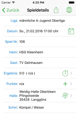 HSG Kleenheim-Langgöns screenshot 3
