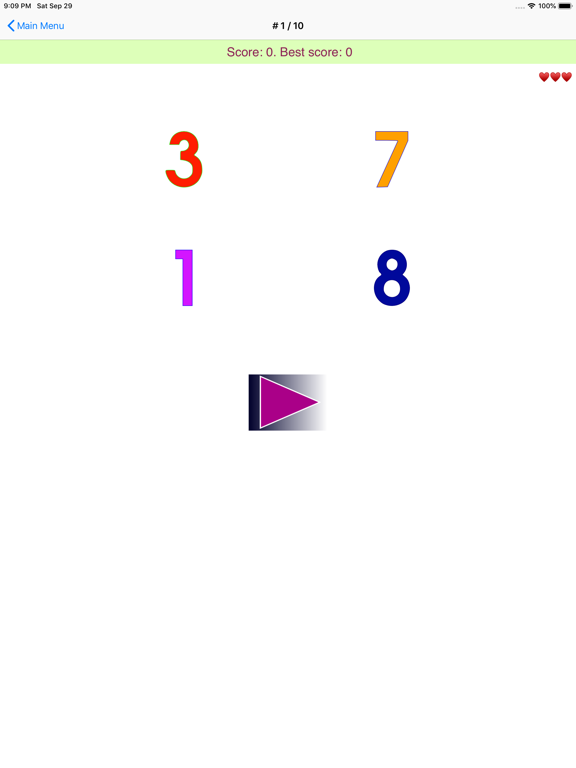 Screenshot #6 pour Kazakh Numbers, Shapes Colors