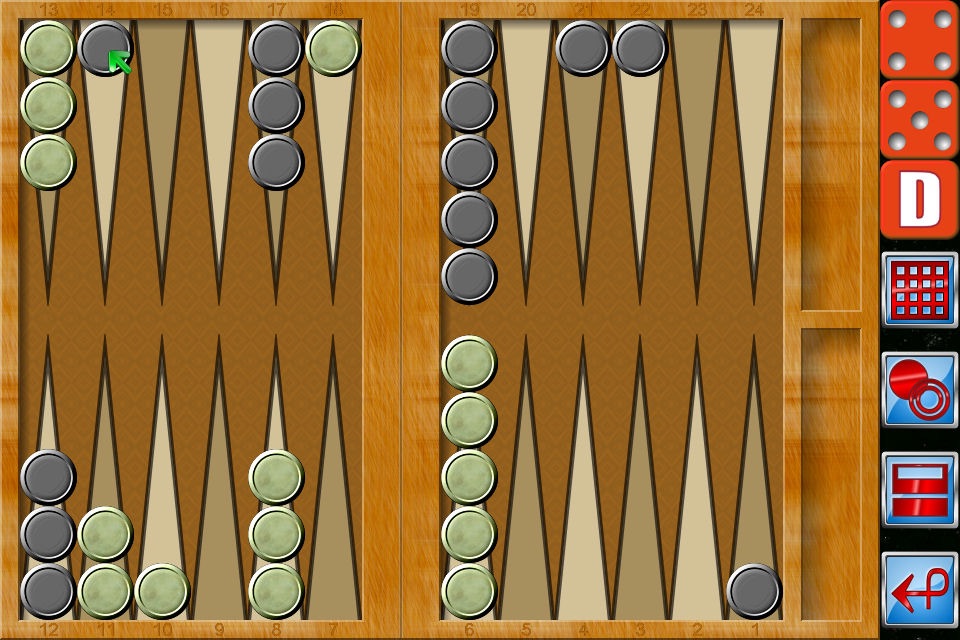 Backgammon V+, fun dice game screenshot 2