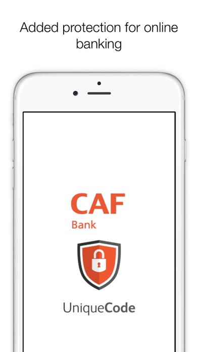 How to cancel & delete CAF Bank UniqueCode from iphone & ipad 1