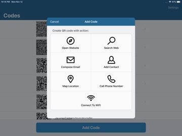Visual Codes iPad screenshot