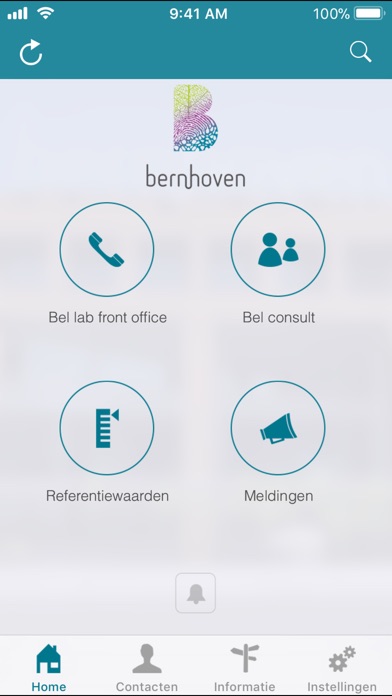 Bernhoven eLabgids screenshot 2