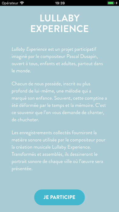 Screenshot #1 pour Lullaby Experience