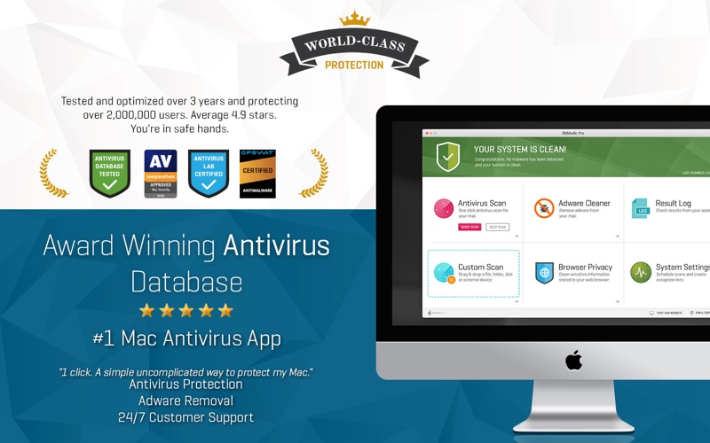 Screenshot #1 for Antivirus BitMedic® Pro