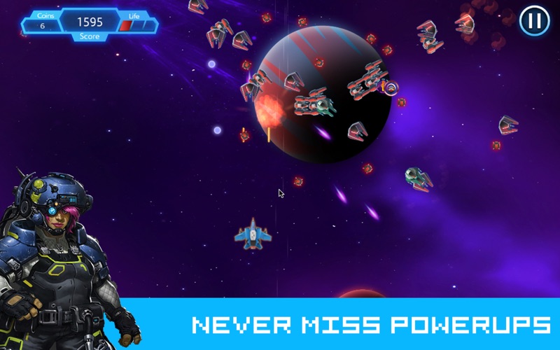 Screenshot #2 pour Space Shooter: Fun Arcade Game