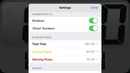 podium timer pro iphone capturas de pantalla 3