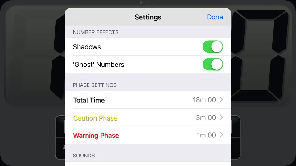 Captura de pantalla de Podium Timer Pro en iPhone 3