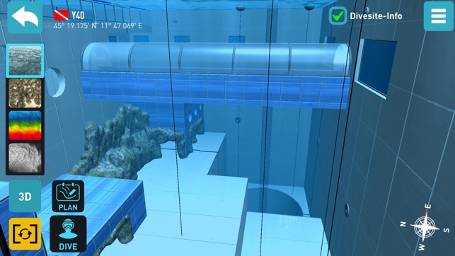 Y-40 Dive Maps