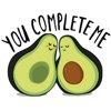 Adorable Avocado Emoji Sticker