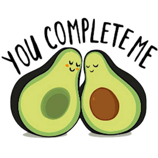 Adorable Avocado Emoji Sticker