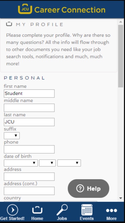 JCU Career Connection